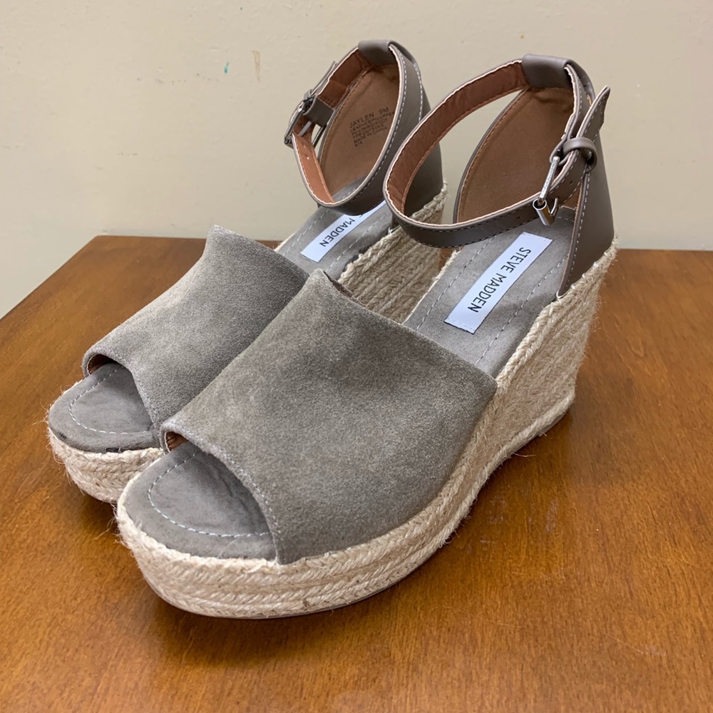 Steve Madden wedges 4 inch heal